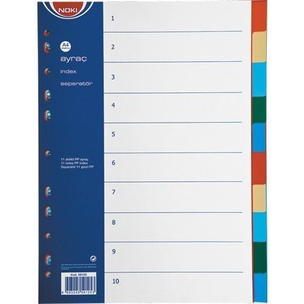 Noki Ayraç Pp Seperatör 10 Renkli