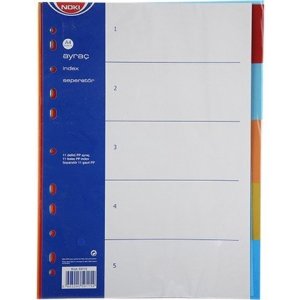 Noki Ayraç Pp Seperatör 5 Renkli